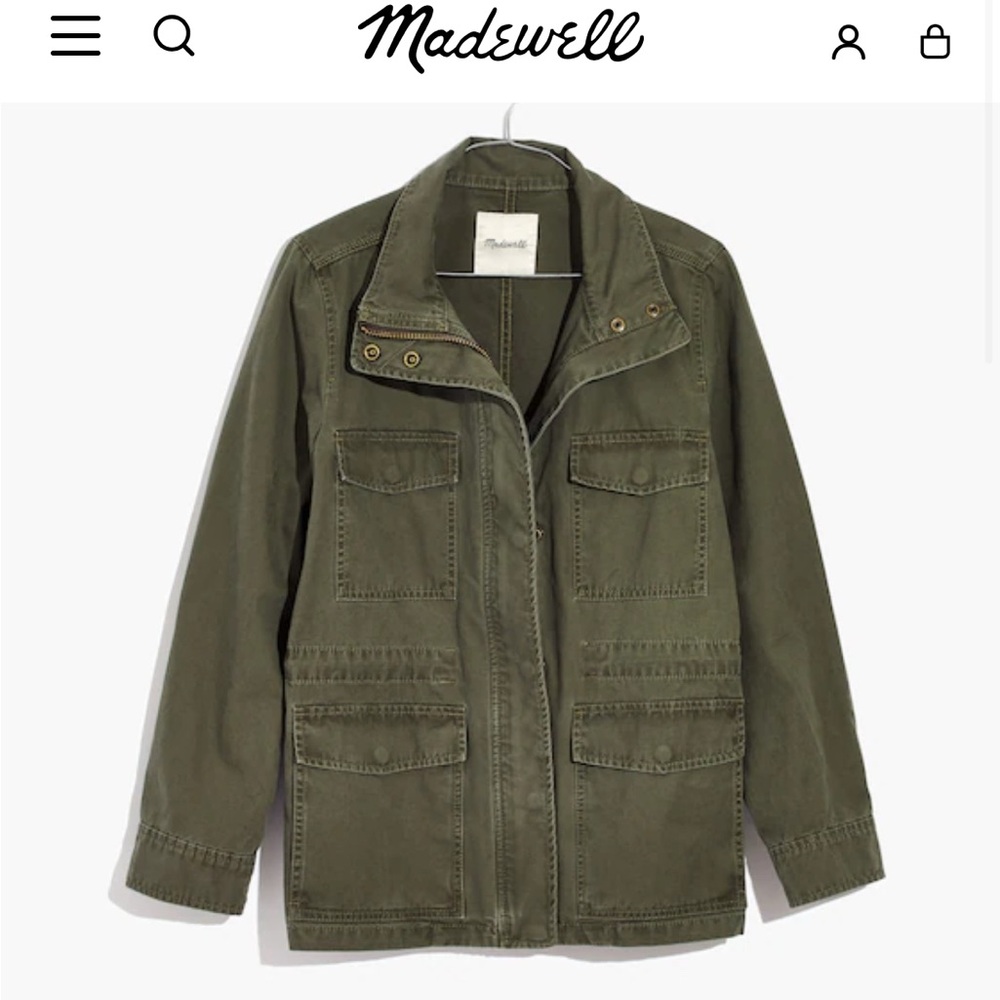 Madewell Surplus Olive Green Jacket
